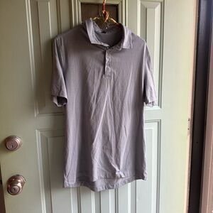Lululemon Athletica Light Gray Polo Shirt